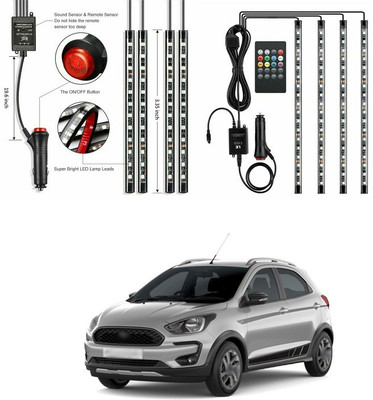 PROEDITION Car Led Light Strip DRL LED Daytime Running Lights a1093 Car Fancy Lights(Multicolor)