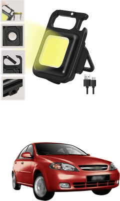 LOVMOTO Small LED Flashlight COB Rechargeable Keychain Q83 1 hrs Lantern Emergency Light(White)