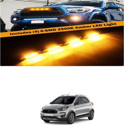 PRTEK Front Grille Running Light Car Fancy Lights FORFordFreestyle Car Fancy Lights(Black)