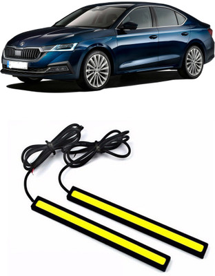 Enfield Works DRL LED LIGHT WHITE PAIR (17CM) EW-1313 Car Fancy Lights(White)