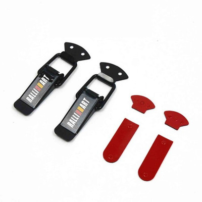 Auto MT 2PC/Set Ralliart Bumper Clip, Car Bonnet-Side Bumper-Guard Fastener Catch Clip. Bumper Cap(Pack of 0)