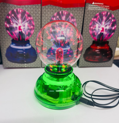 AUTO MT Green Plasma Magic-Ball Car LED Electrostatic Light Crystal-Lighting Dream Lamp. Spring Leaf(Car)
