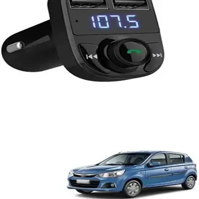TechTrave 65 W Qualcomm 3.0 Turbo Car Charger Universal Car Bluetooth MP3 Car FM Modulator(Black Bluetooth Included)