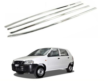 jagankirpa Chrome Lower Window Garnish Trims MODEL 2000-2012 Chrome Maruti Alto Side Garnish