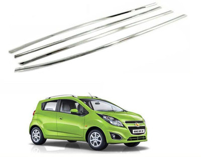 jagankirpa Chrome Lower Window Garnish Trims model Chrome Chevrolet Beat Side Garnish