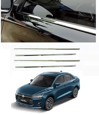 SLSHILPA Window Lower Chrome Garnish Compatible with Maruti Suzuki Swift Dzire 2024 Chrome Maruti Swift Dzire Side Garnish