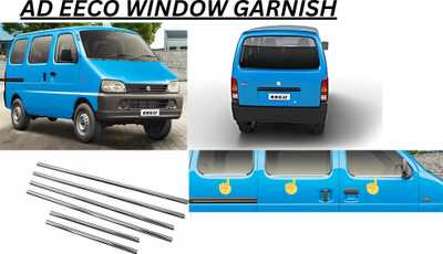 Ad chrome EECO Stainless Steel Protective Car Lower Window Garnish 6pcs/Set Chrome NA Eeco Side Garnish