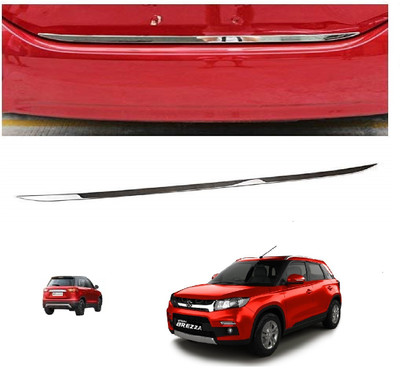ROSHNEER ENTERPRISES Car Rear Trunk/Boot Dicky Patti Chrome Garnish-213 / VITARA BREEZA (2016-2021) Chrome Maruti Vitara Brezza VXI Petrol Rear Garnish
