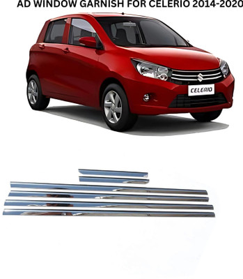 Ad chrome CELERIO 2014 TO 2020 WINDOW GARNISH Chrome Maruti Celerio Side Garnish