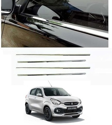 SLSHILPA Window Lower Chrome Garnish Compatible with Maruti Suzuki Celerio 2021 Chrome Maruti Celerio Side Garnish