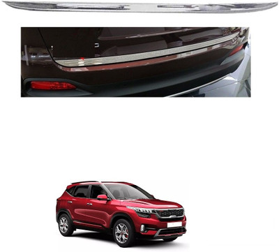 Suprozo Car dicky garnish stainless steel chrome shine rust proof for Kia Seltos Chrome, Glossy Kia Seltos GTK 1.4 Rear Garnish