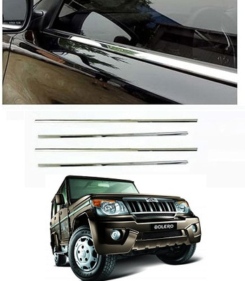 SLSHILPA Window Lower Chrome Garnish Compatible with Mahindra Bolero Chrome Mahindra Bolero Side Garnish