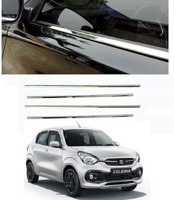 SLSHILPA Window Lower Chrome Garnish Compatible with Maruti Suzuki Celerio 2024 Chrome Maruti Celerio Side Garnish