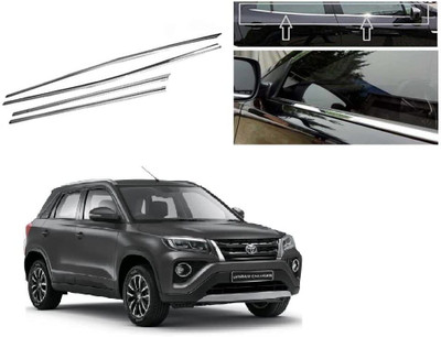 ROSHNEER ENTERPRISES Stainless Steel Chrome Finish Window Lower Garnish FOR URBAN CRUISER /0173 Chrome Universal For Car 1 Series Side Garnish