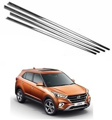 ROSHNEER ENTERPRISES Stainless Steel Chrome Finish Window Lower Garnish for CRETA 2018 /0073 Chrome Hyundai Creta Side Garnish