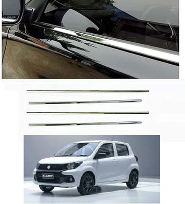 SLSHILPA Window Lower Chrome Garnish Compatible with Maruti Suzuki Celerio 2025 Chrome Maruti Celerio Side Garnish