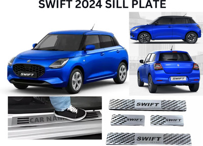 Ad chrome SWIFT 2024 SCUFF PLATE/ SILL PLATE Door Sill Plate