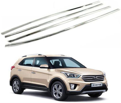 ROSHNEER ENTERPRISES Stainless Steel Chrome Finish Window Lower Garnish for CRETA 2015 /0072 Chrome Hyundai Creta Side Garnish