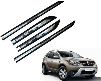Ds enterprise Half Chrome Side Beading Moulding for Renault Duster All Models Chrome, Matte Renault Duster Side Garnish