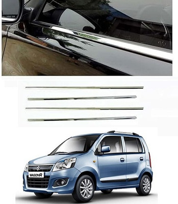 SLSHILPA Window Lower Chrome Garnish Compatible with Maruti Suzuki Wagonr 2014 Chrome Maruti WagonR Side Garnish