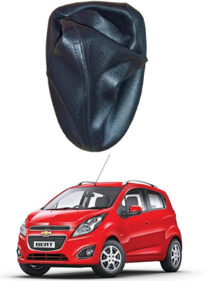 CARGROUP Car Gear Lever Cover Boot seepd black Cover Beat 1pc Car Gear Lever(Black)