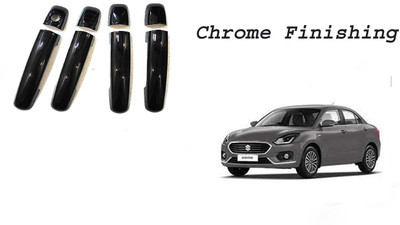 Amabu Car Black chrome door handle cathc cover Car Grab Handle Cover