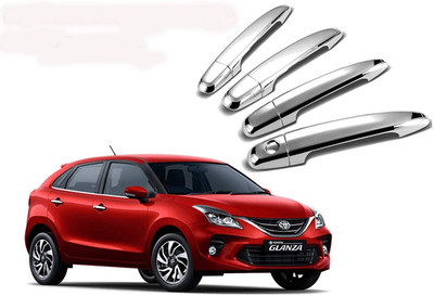 AutoZone Door Handle Catch Cover Chrome Finishing Suitable For Toyota Glanza Car Grab Handle Cover