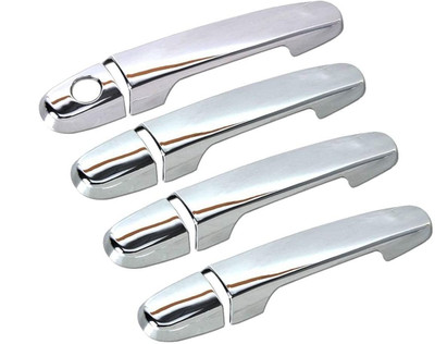 ENEMYT SR Chrome Door Handle Set of 4 pc for Old Swift/Swift Car Grab Handle Cover
