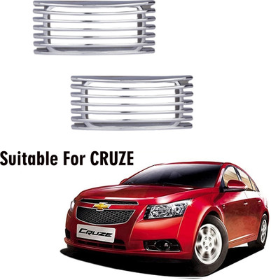 GS Grow n Shine Pack of 2 Side_Indicator_Guard_Cover_SMS_0063 Standard Chrome indicator Jaali_GS0063 Car Grill Cover(Plastic Chevrolet Cruze)