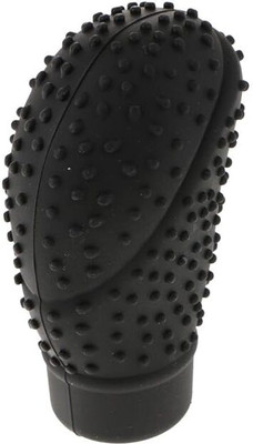 Cloudsale Car Non Slip Soft Silicon (Hockey Shape) Gear Shift Knob Cover 1Pcs Car Handbrake Grip(Black)