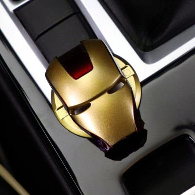 Shakambhri (ABS Golden Red)Car Engine Start Stop Switch Lambo Style Button Cover Iron Man Engine Start/Stop Button