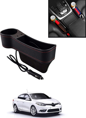 AYW Multifunctional Black Side Seat Pocket With USB Socket For Car-107 Car Side Seat Catcher(0 L)