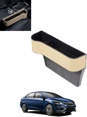 MSNP Front Seat Gap Filler Organizer With Cup Holder & Stroge Function For Car 48 Car Side Seat Catcher(0 L)