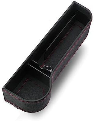JASHKI ENTERPRISE Car Seat Gap Filler 1 Pcs PU Leather Car Seat Organizer with Cup Holder Car Side Seat Catcher(0 L)