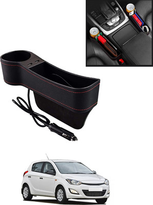 AYW Multifunctional Black Side Seat Pocket With USB Socket For Car-144 Car Side Seat Catcher(0 L)
