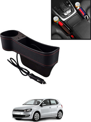 AYW Multifunctional Black Side Seat Pocket With USB Socket For Car-205 Car Side Seat Catcher(0 L)