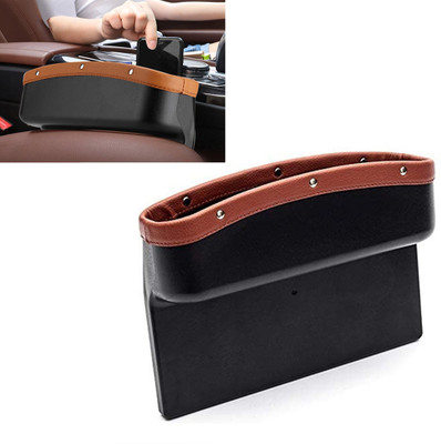 RKPSP Universal Front Seat Side Pocket For Car With Multipurpose Storage 233 Car Side Seat Catcher(0 L)