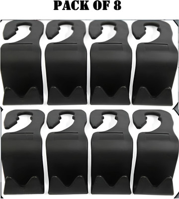 DeoDap 8pcs Car Backrest Hanger/Car Seat Headrest Hooks/Back Seat Organizer Hanger Hook Car Side Seat Catcher(50 L)