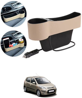 MSNP Seat Gap Organizer Front Seat with Stroge Funtion & Usb Ports For Car 115 Car Side Seat Catcher(0 L)