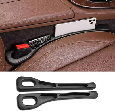 Jiyancreation 2 Pcs Car Seat Gap Filler EVA Car Organizer Gap Filler Between Seat and Console Car Side Seat Catcher(0 L)