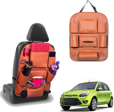 PEEPS STORE Peepsstore pack of 1 Tan,Orange colour car organizer bags for Figo 2010 T2 Car Multi Pocket(6 L)