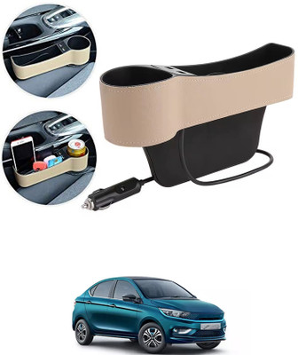 MATIES Seat Gap Organizer Front Seat With USB Ports ,Cup,Phone,Key,Coin Holder 227 Car Side Seat Catcher(0 L)