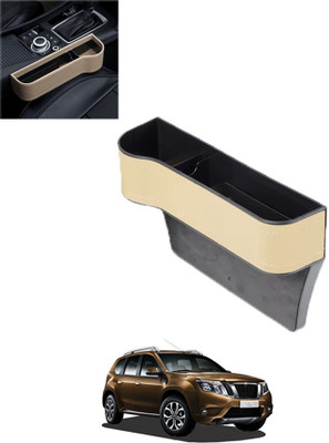 MSNP Front Seat Gap Filler Organizer With Cup Holder & Stroge Function For Car 221 Car Side Seat Catcher(0 L)