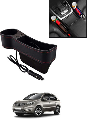 AYW Multifunctional Black Side Seat Pocket With USB Socket For Car-165 Car Side Seat Catcher(0 L)