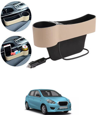MATIES Seat Gap Organizer Front Seat With USB Ports ,Cup,Phone,Key,Coin Holder 99 Car Side Seat Catcher(0 L)
