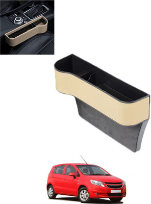 MSNP Front Seat Gap Filler Organizer With Cup Holder & Stroge Function For Car 195 Car Side Seat Catcher(0 L)