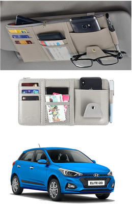 FF TRADERS Car Visor Hanging Organiser for Elite I20 Car Multi Pocket(0 L)
