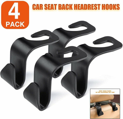 Satchel Street Car Backseat Head Rest Hook/Hanger Car Side Seat Catcher(4 L)
