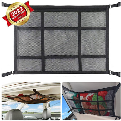 Verilux Car Ceiling Storage Mesh Net Pocket Car Storage Bag(3 L)