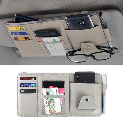SHUBHENTP CAR SUN VISOR ORGANIZER Car Multi Pocket(1 L)